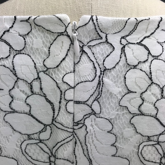 Eliza J Floral Lace Shift Dress with Bells Sleeves - Picture 3 of 6